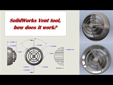 solidworks vent tool instructions